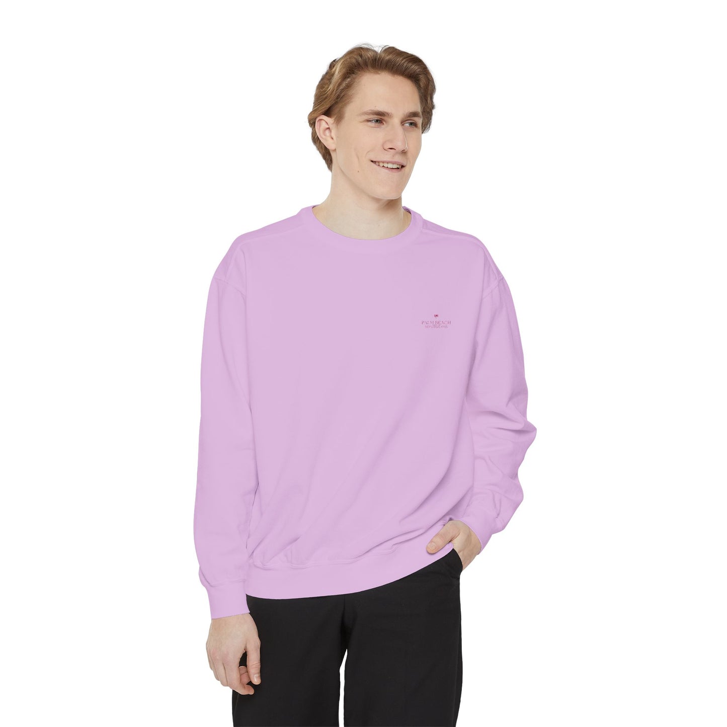 Comfy Unisex Garment-Dyed Sweatshirt - Perfect for Relaxation and Casual Outings