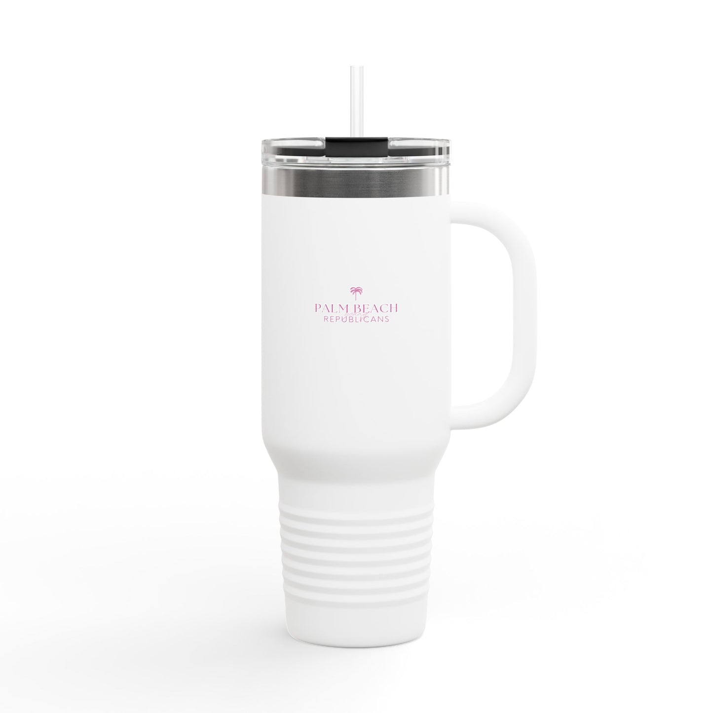 Insulated Travel Mug - 40oz with Palm Beach Republicans Design | Perfect for Daily Commutes, Beach Days, and Gifts