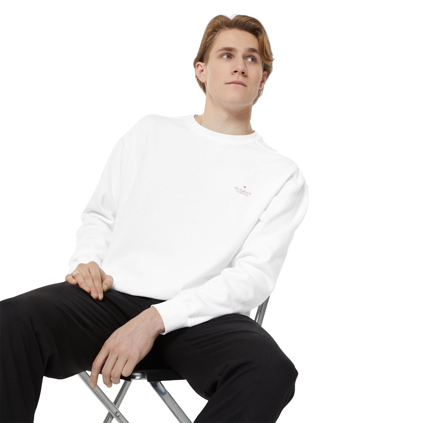 Comfy Unisex Garment-Dyed Sweatshirt - Perfect for Relaxation and Casual Outings
