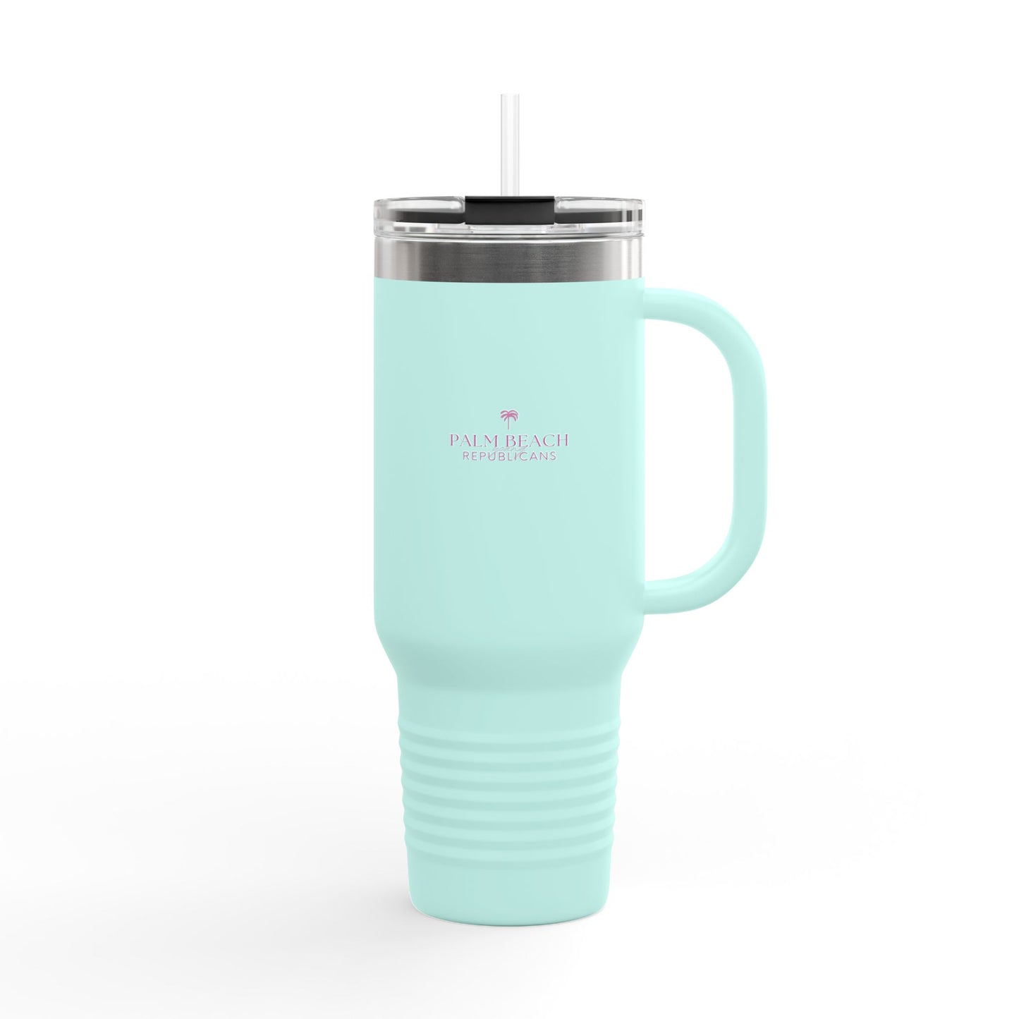 Insulated Travel Mug - 40oz with Palm Beach Republicans Design | Perfect for Daily Commutes, Beach Days, and Gifts