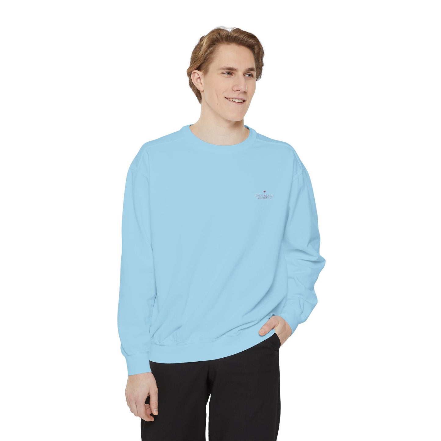 Comfy Unisex Garment-Dyed Sweatshirt - Perfect for Relaxation and Casual Outings