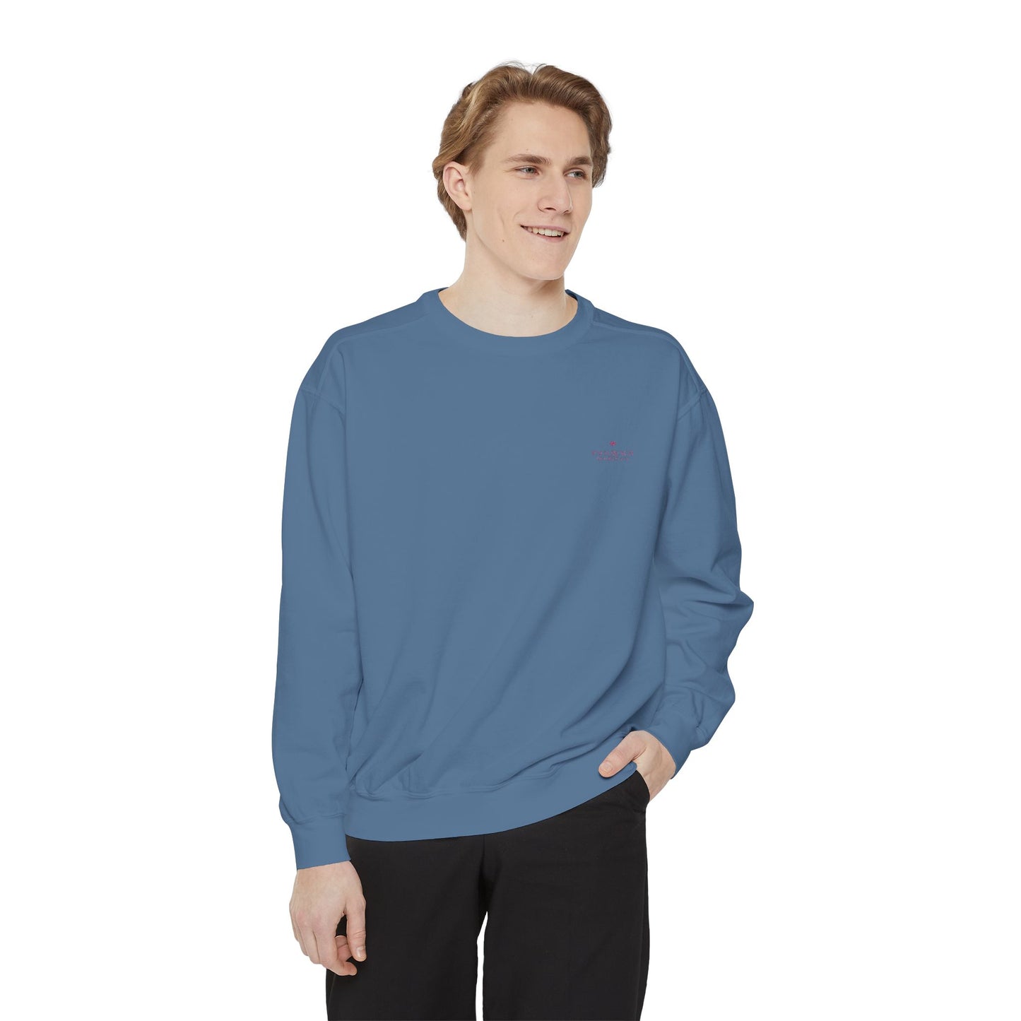 Comfy Unisex Garment-Dyed Sweatshirt - Perfect for Relaxation and Casual Outings