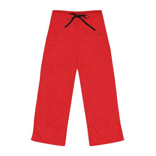 Comfortable Women's Pajama Pants - Soft Red Lounge Wear for Cozy Nights