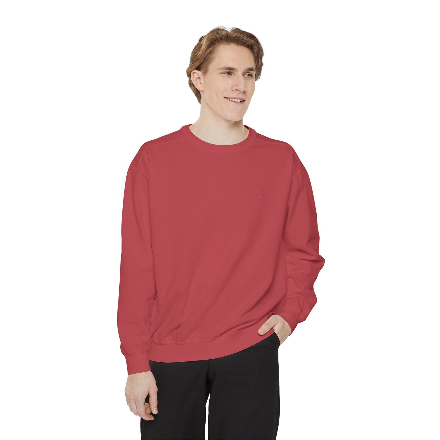 Comfy Unisex Garment-Dyed Sweatshirt - Perfect for Relaxation and Casual Outings