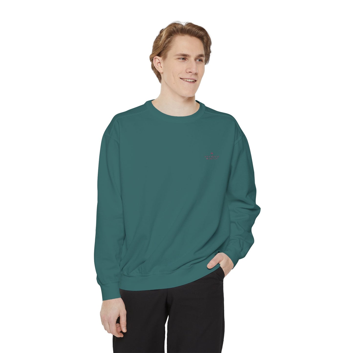 Comfy Unisex Garment-Dyed Sweatshirt - Perfect for Relaxation and Casual Outings
