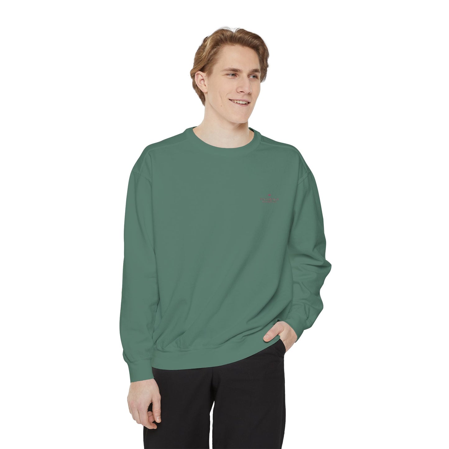 Comfy Unisex Garment-Dyed Sweatshirt - Perfect for Relaxation and Casual Outings