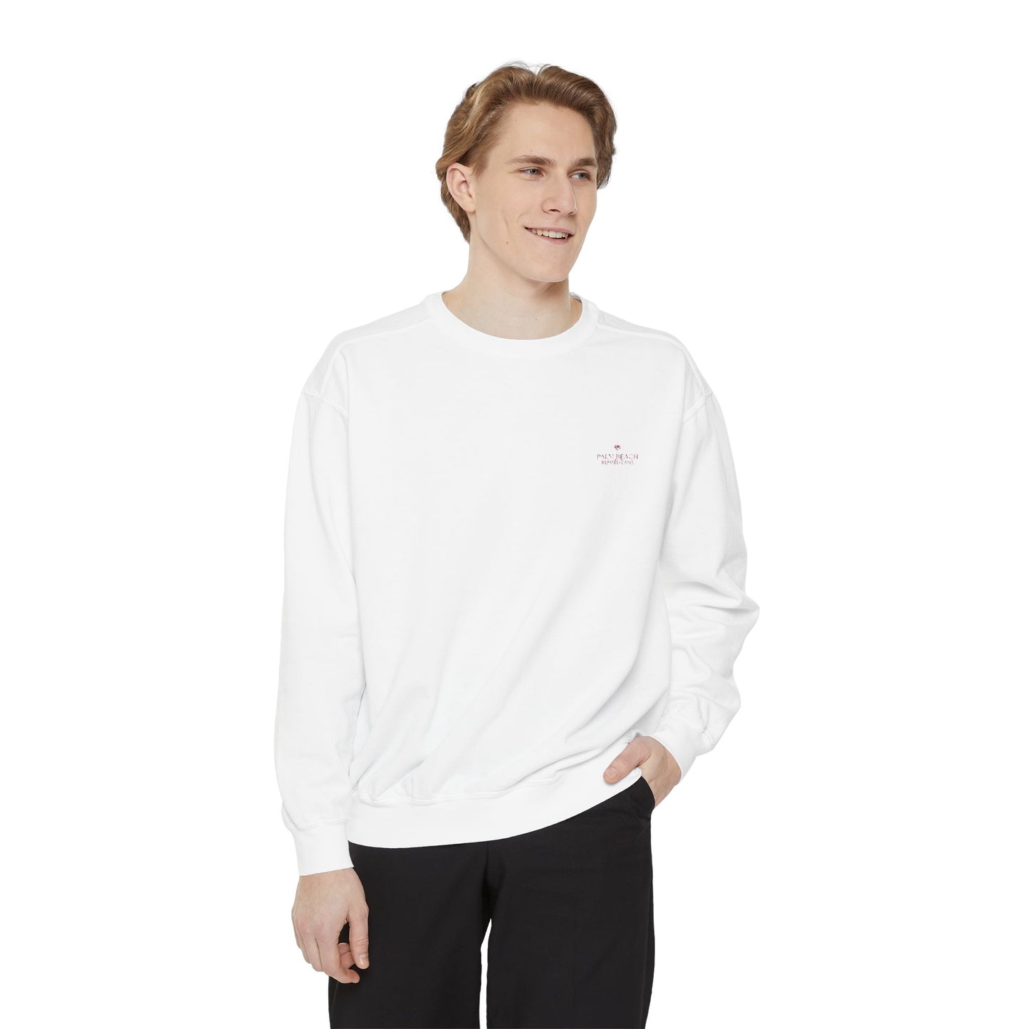 Comfy Unisex Garment-Dyed Sweatshirt - Perfect for Relaxation and Casual Outings