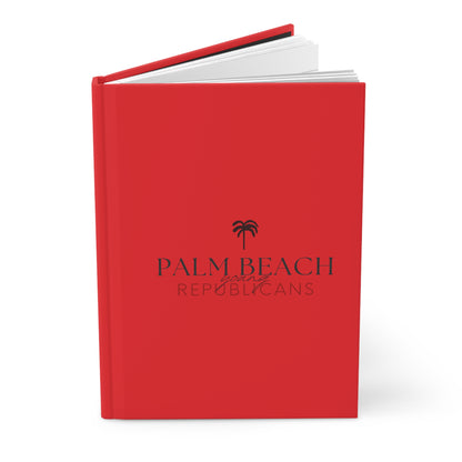 Palm Beach Republicans Hardcover Journal - Stylish Red Notebook for Political Enthusiasts