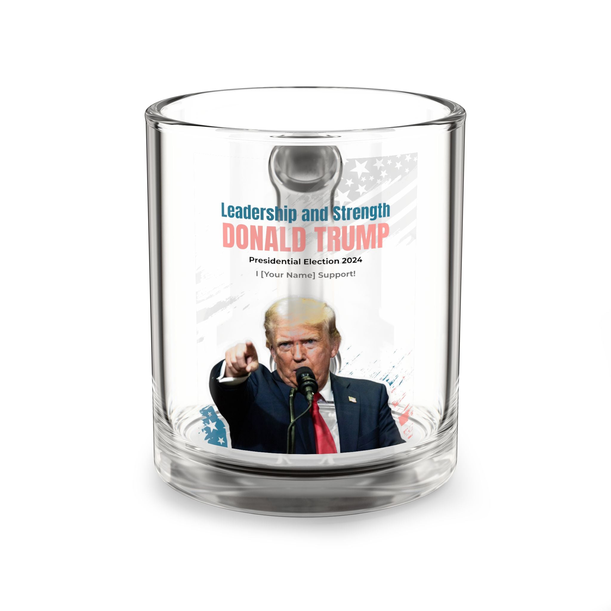 Donald Trump Leadership 10oz Glass Mug ( Coming Soon )