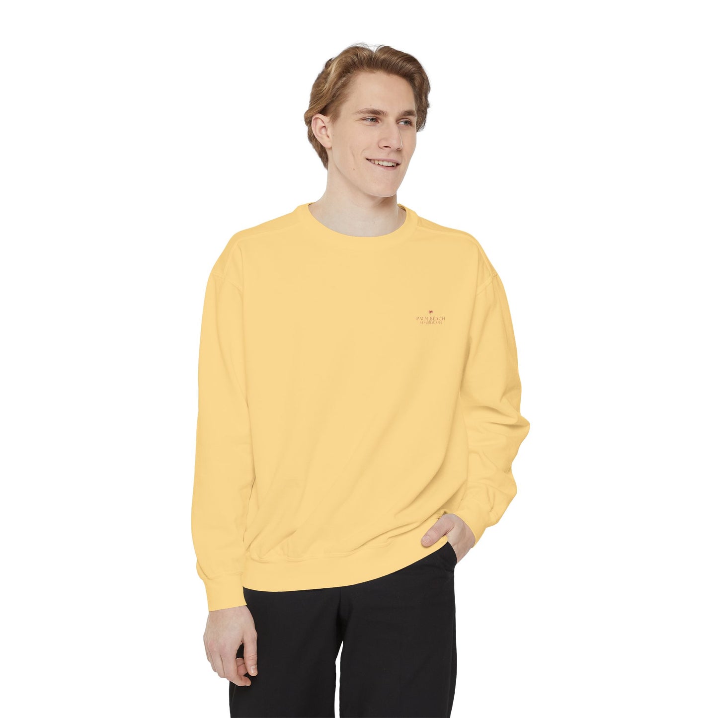 Comfy Unisex Garment-Dyed Sweatshirt - Perfect for Relaxation and Casual Outings