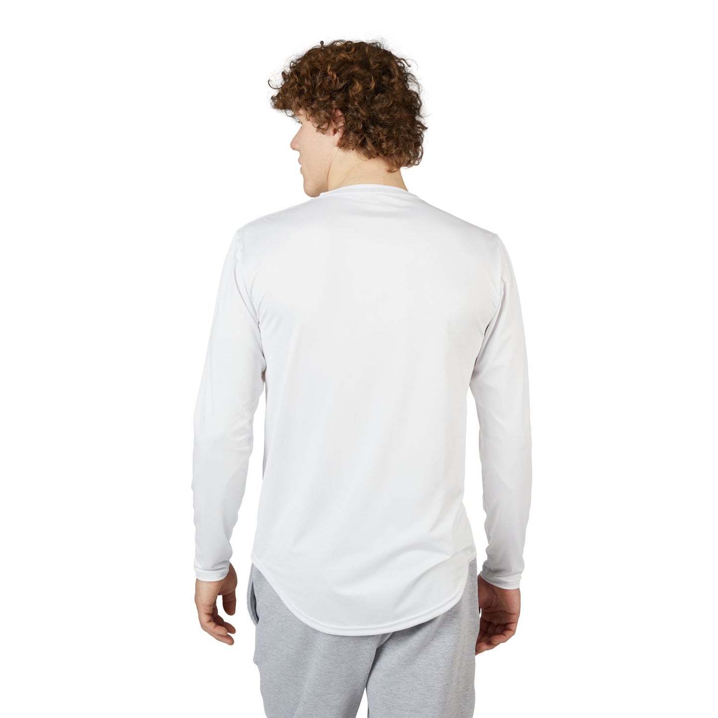 Men's UV Protection Long Sleeve Shirt - Lightweight Sun Safety Tee for Outdoor Activities