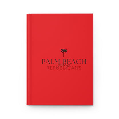 Palm Beach Republicans Hardcover Journal - Stylish Red Notebook for Political Enthusiasts