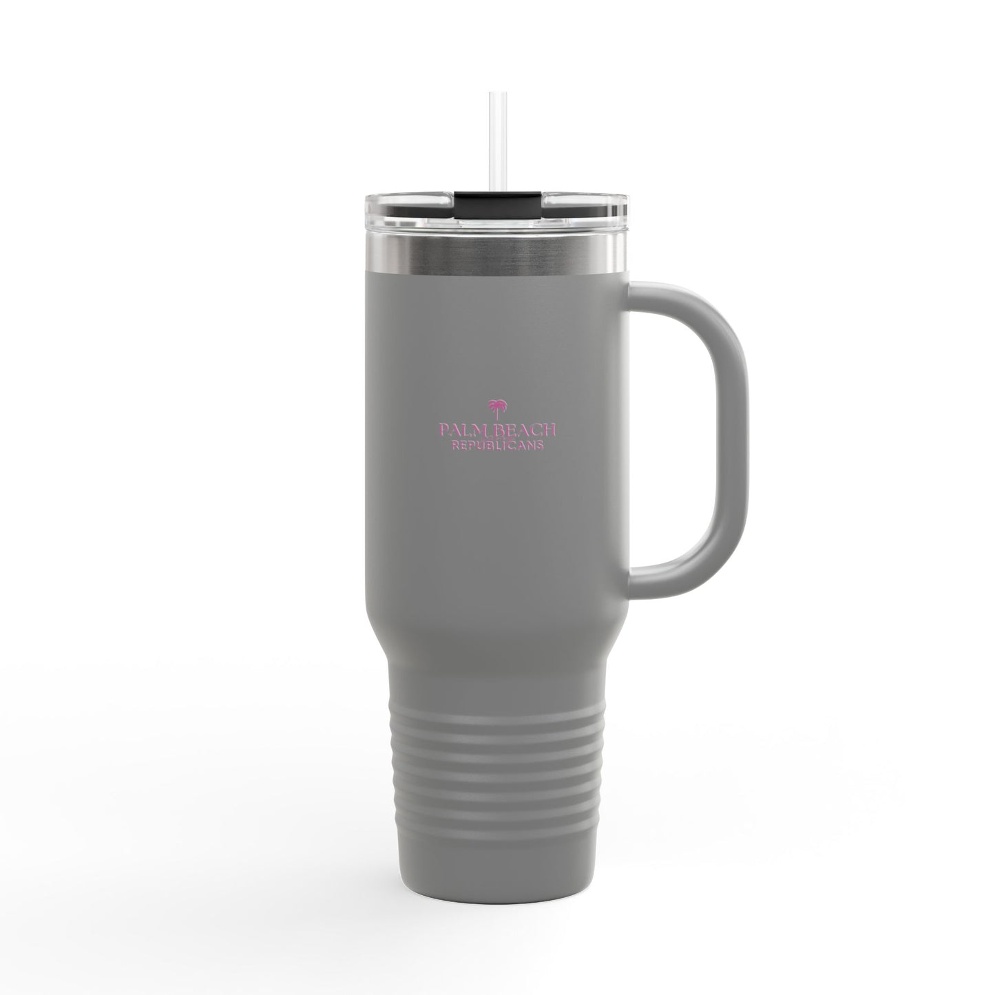 Insulated Travel Mug - 40oz with Palm Beach Republicans Design | Perfect for Daily Commutes, Beach Days, and Gifts