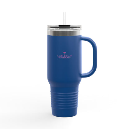 Insulated Travel Mug - 40oz with Palm Beach Republicans Design | Perfect for Daily Commutes, Beach Days, and Gifts