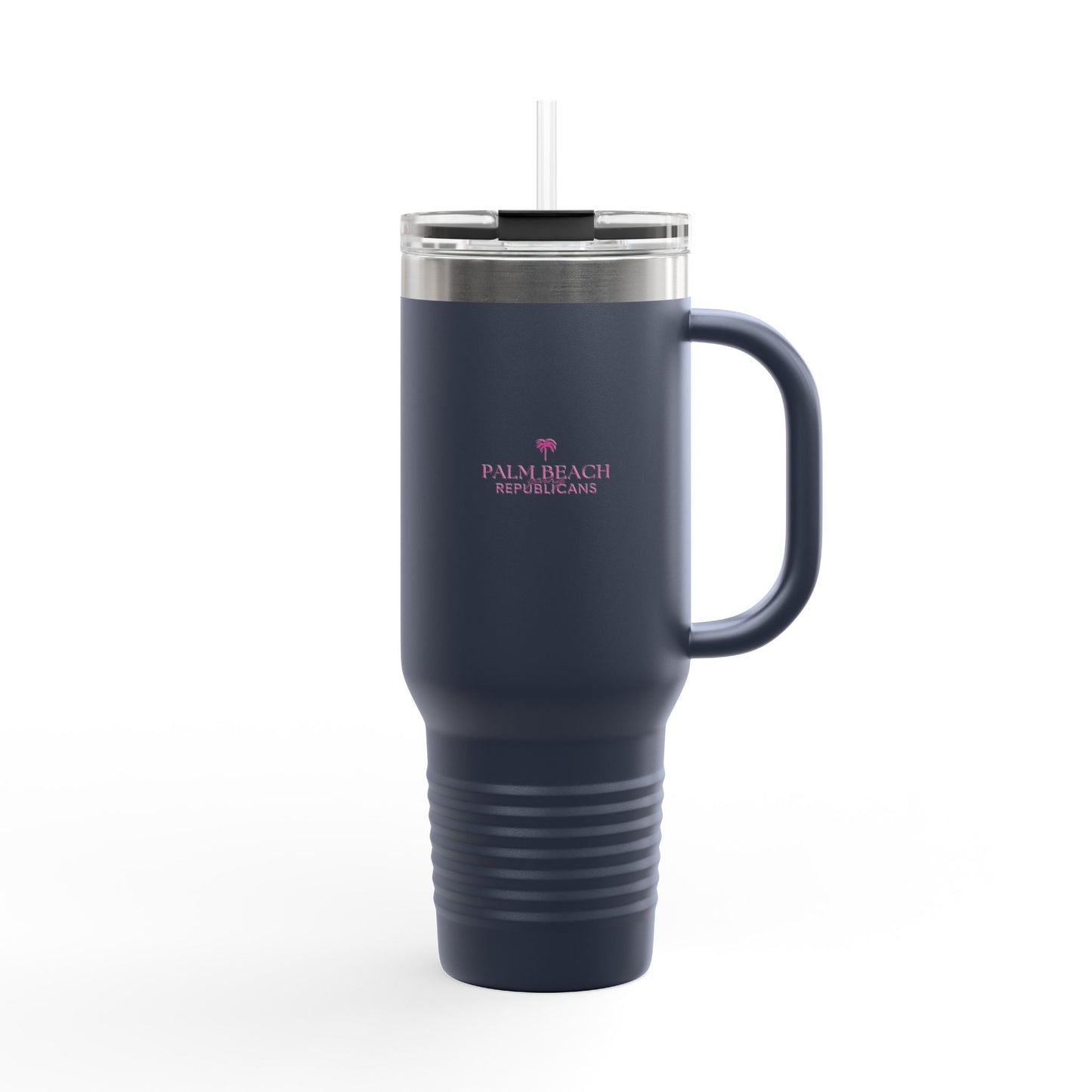 Insulated Travel Mug - 40oz with Palm Beach Republicans Design | Perfect for Daily Commutes, Beach Days, and Gifts