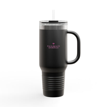 Insulated Travel Mug - 40oz with Palm Beach Republicans Design | Perfect for Daily Commutes, Beach Days, and Gifts